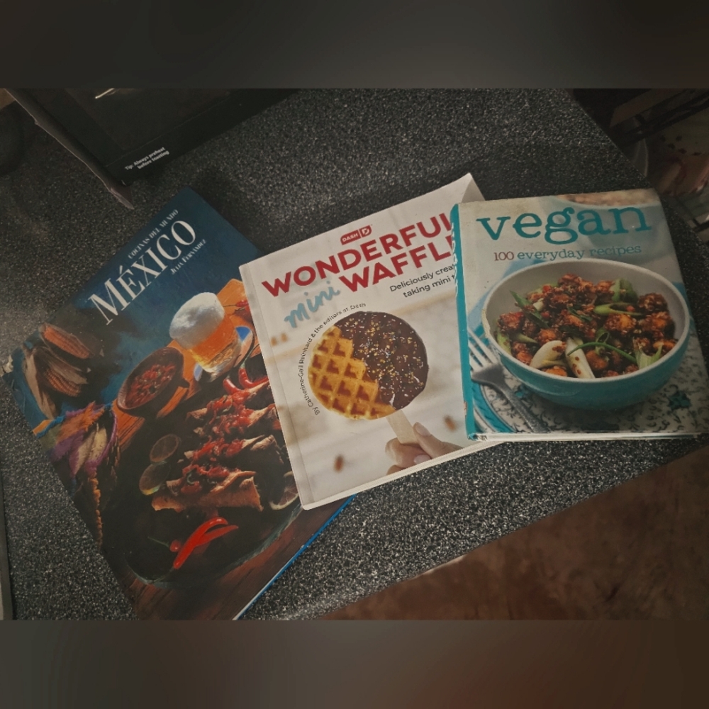 LOT of Recipe Book, Mex Waffle and Vegan